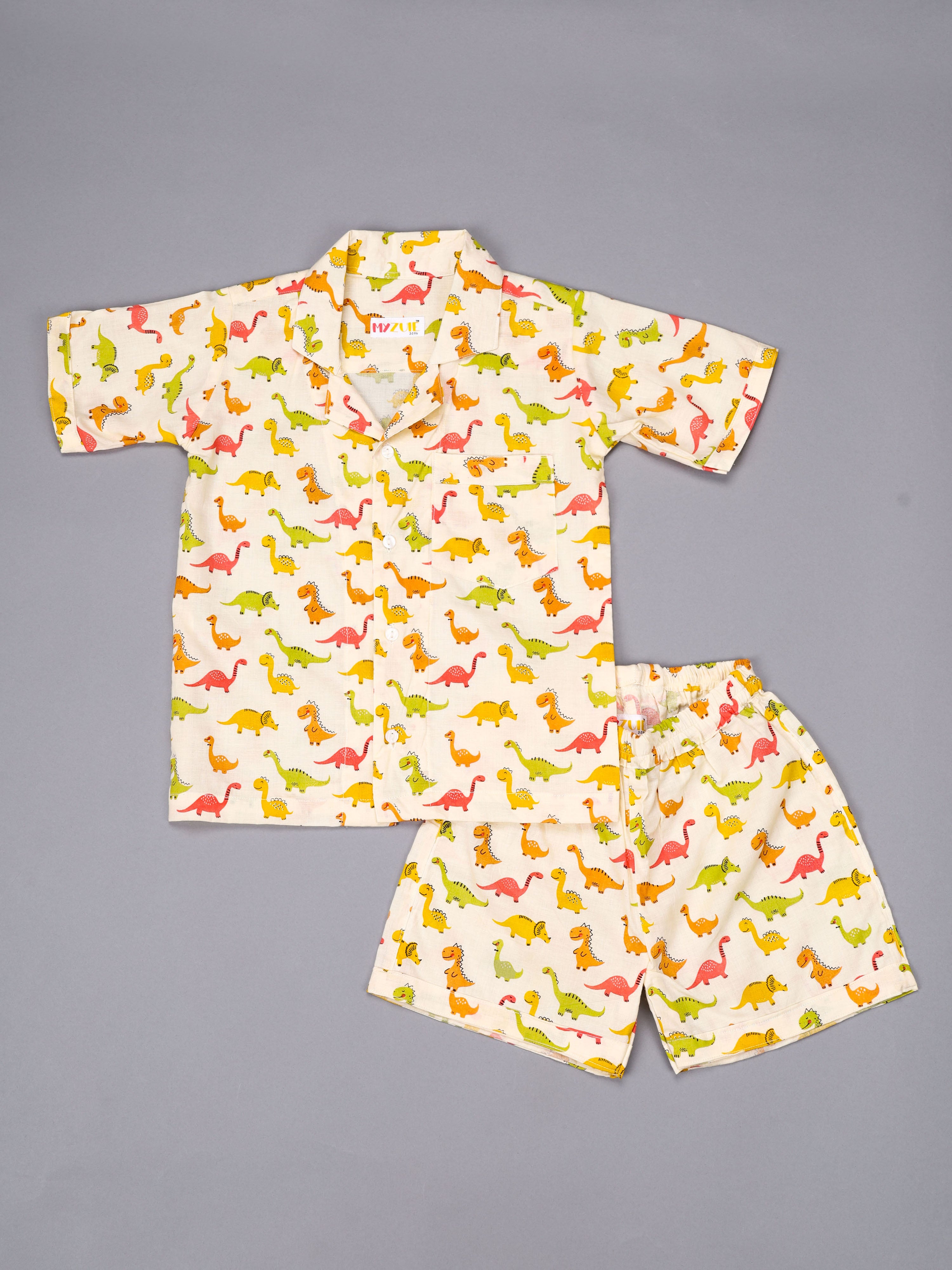 Dino Kids Shorts Set