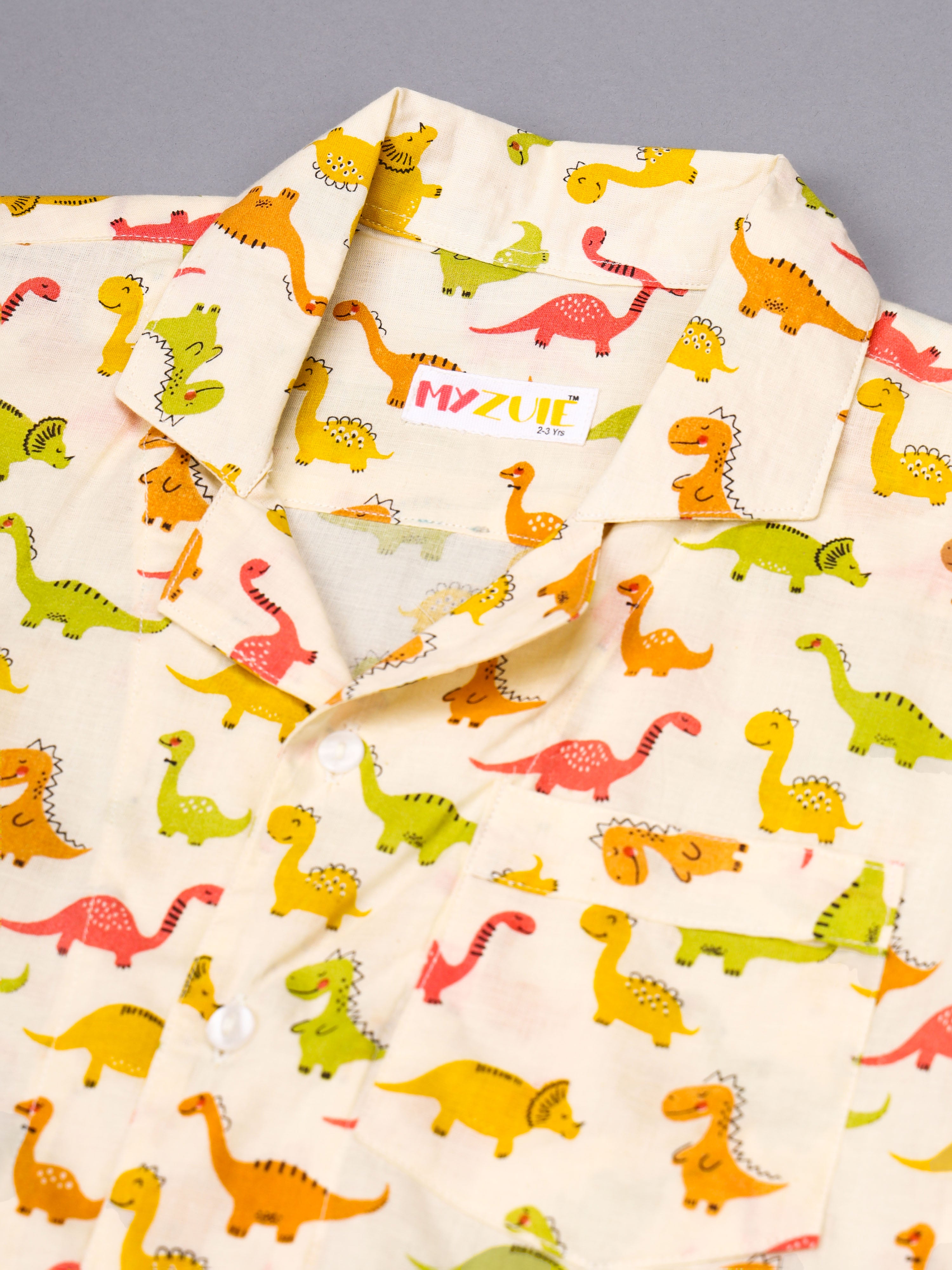 Dino Kids Shorts Set