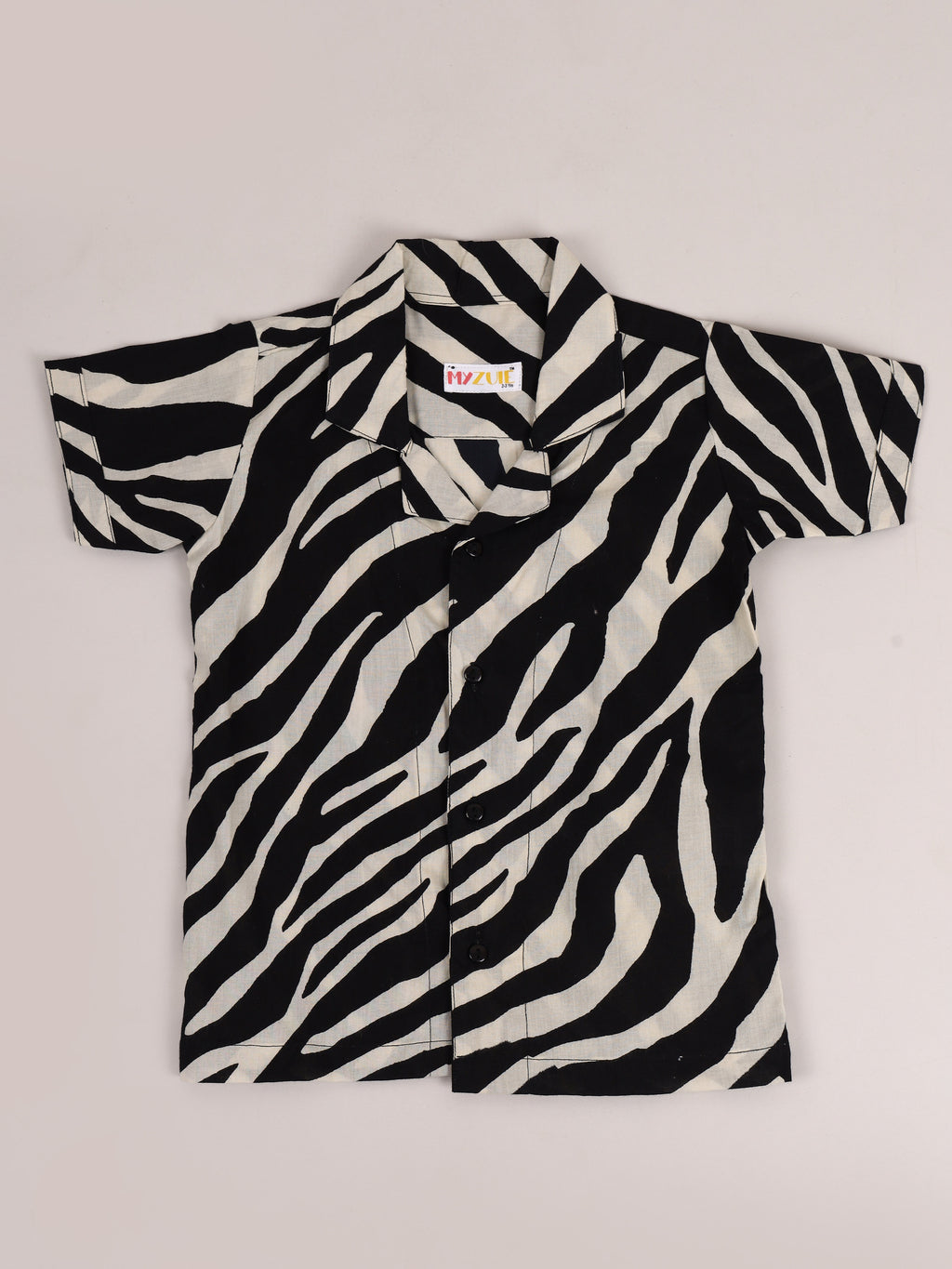 Zebra Stripes Kids Shorts Set