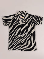 Zebra Stripes Kids Shorts Set