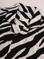 Zebra Stripes Kids Shorts Set