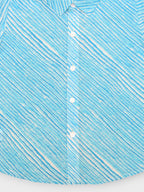 Boys Blue Leheriya Half Sleeves Spread Collar Shirt