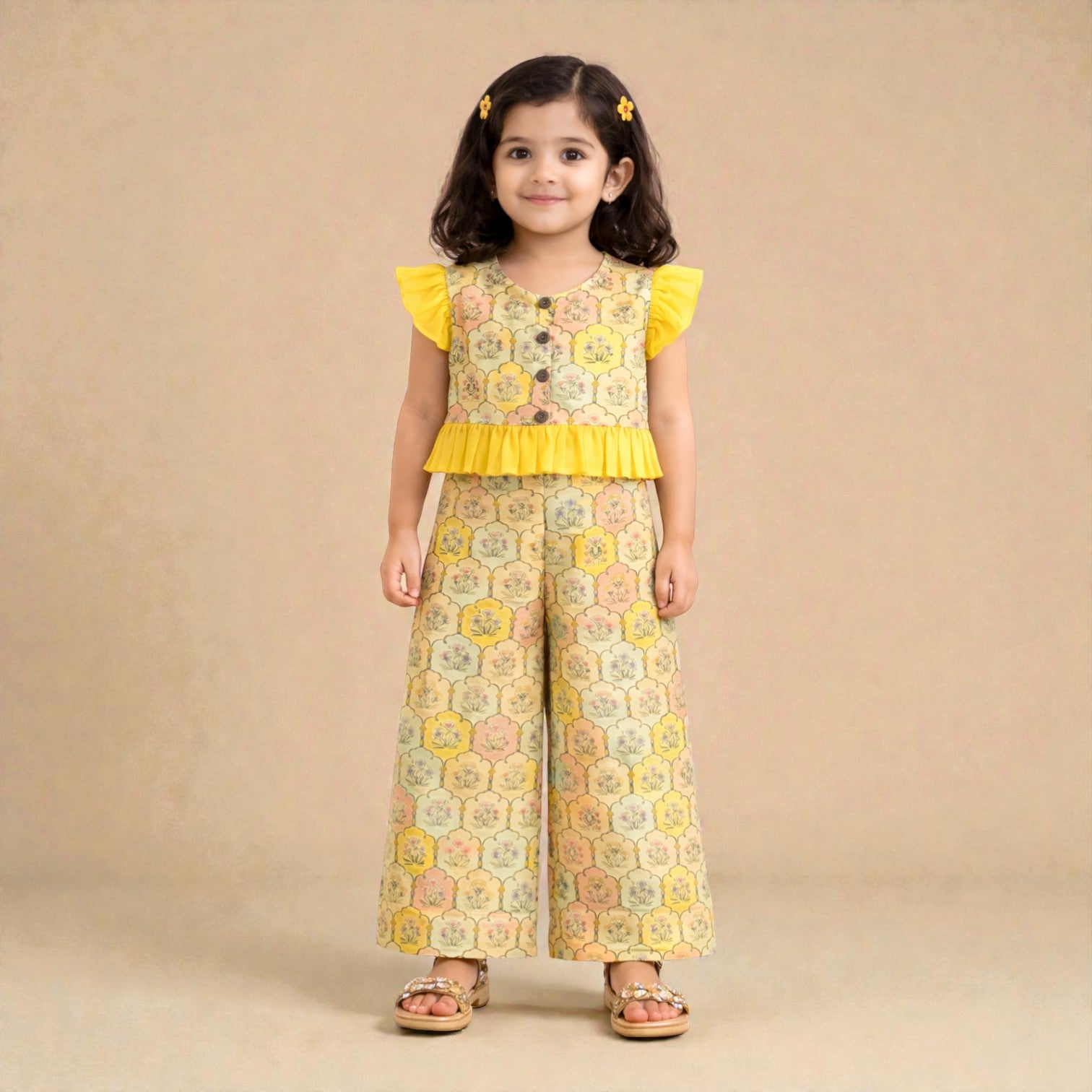 Jharokha Print Gharara set