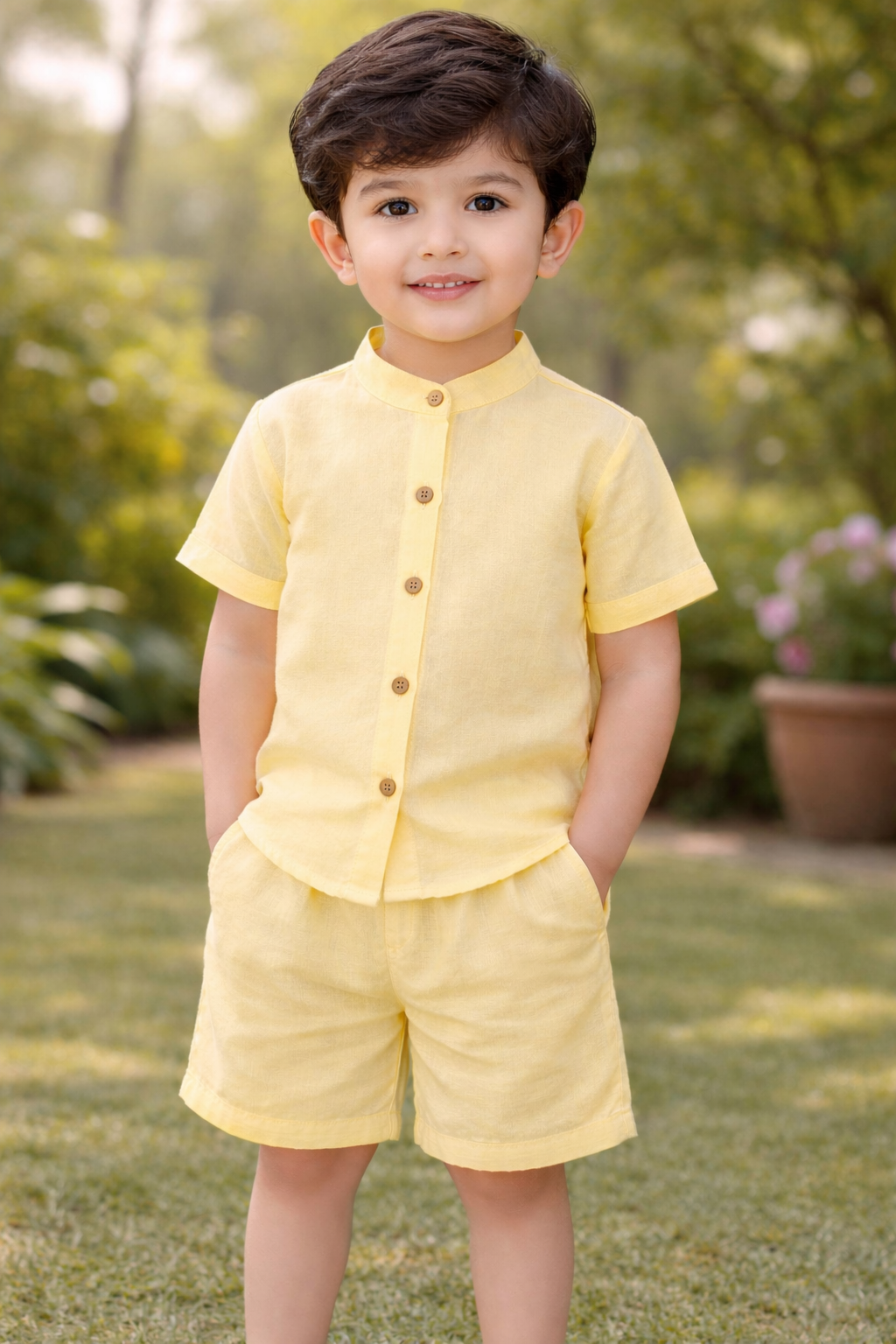 Parmesan Boys Shorts Set