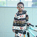 Kids Rudolph Fleece Winter Nightset