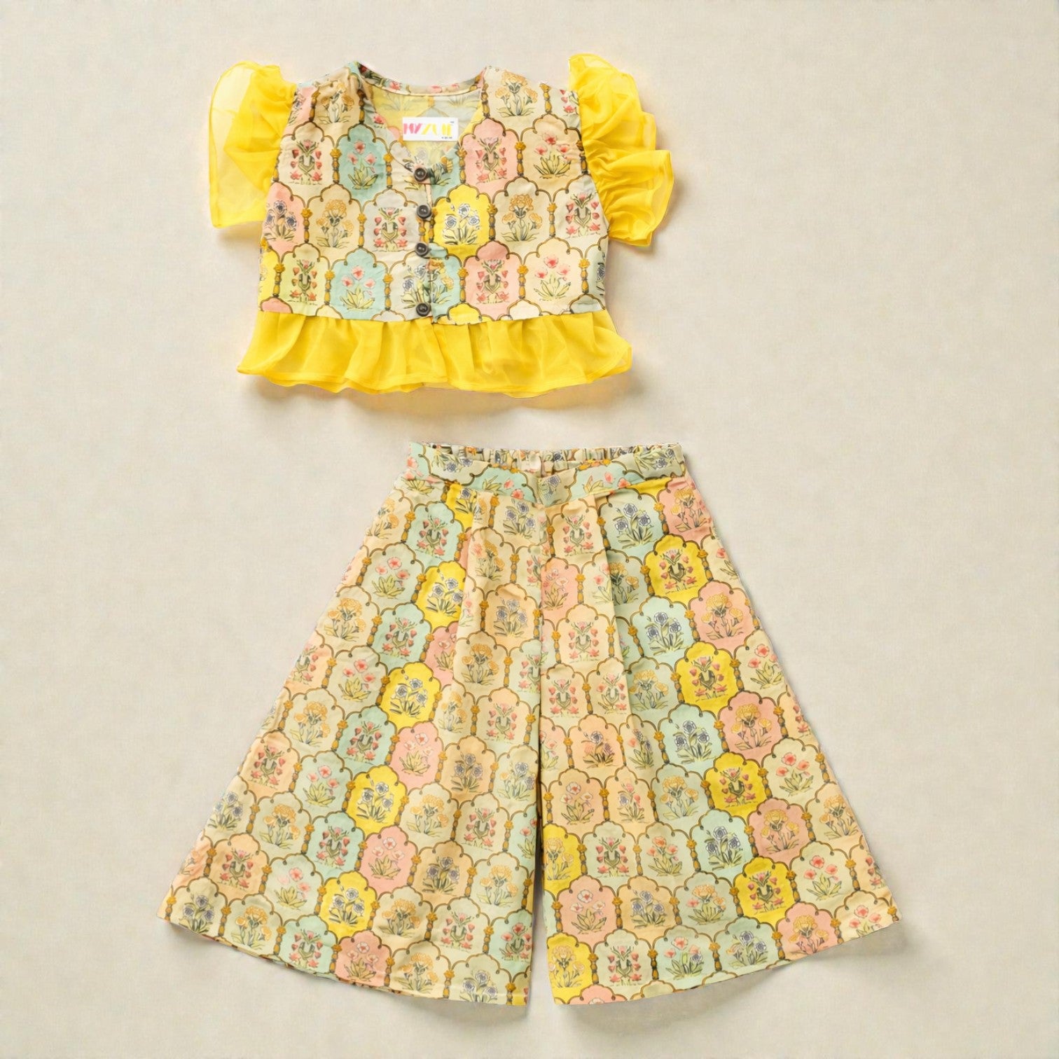 Jharokha Print Gharara set