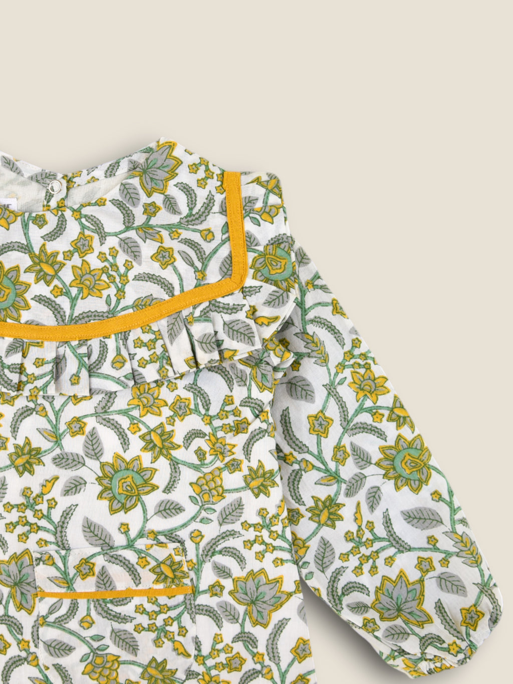 Girls Floral Frill A-Line Dress