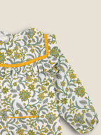 Girls Floral Frill A-Line Dress