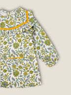 Girls Floral Frill A-Line Dress