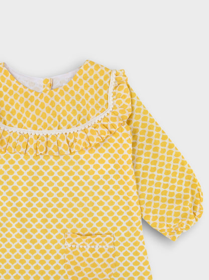 Girls Honey Drop Ruffle A-line Dress