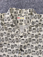 Monochrome Owl Boys Shorts Set