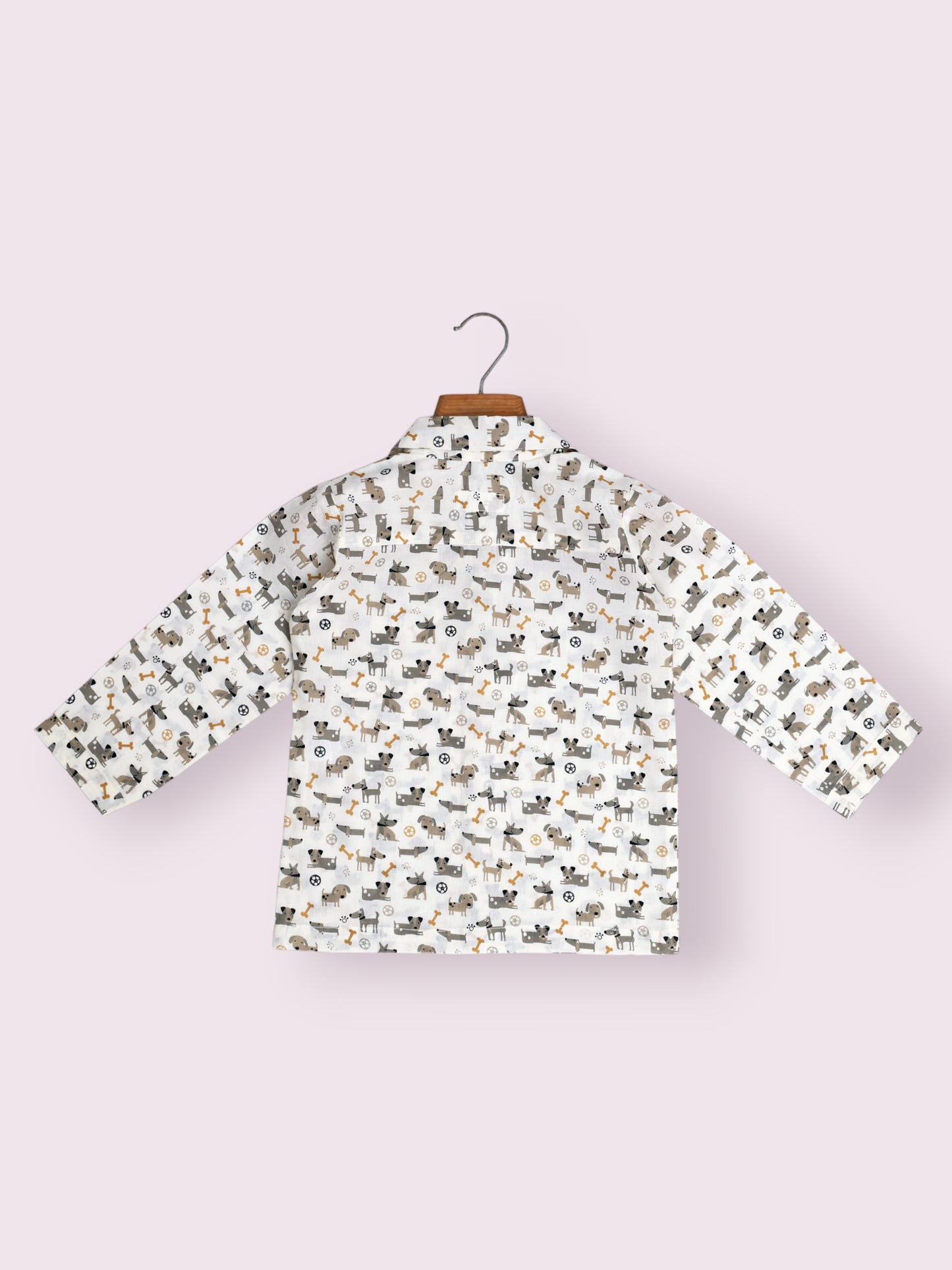 Kids Brown Doggie Night Suit