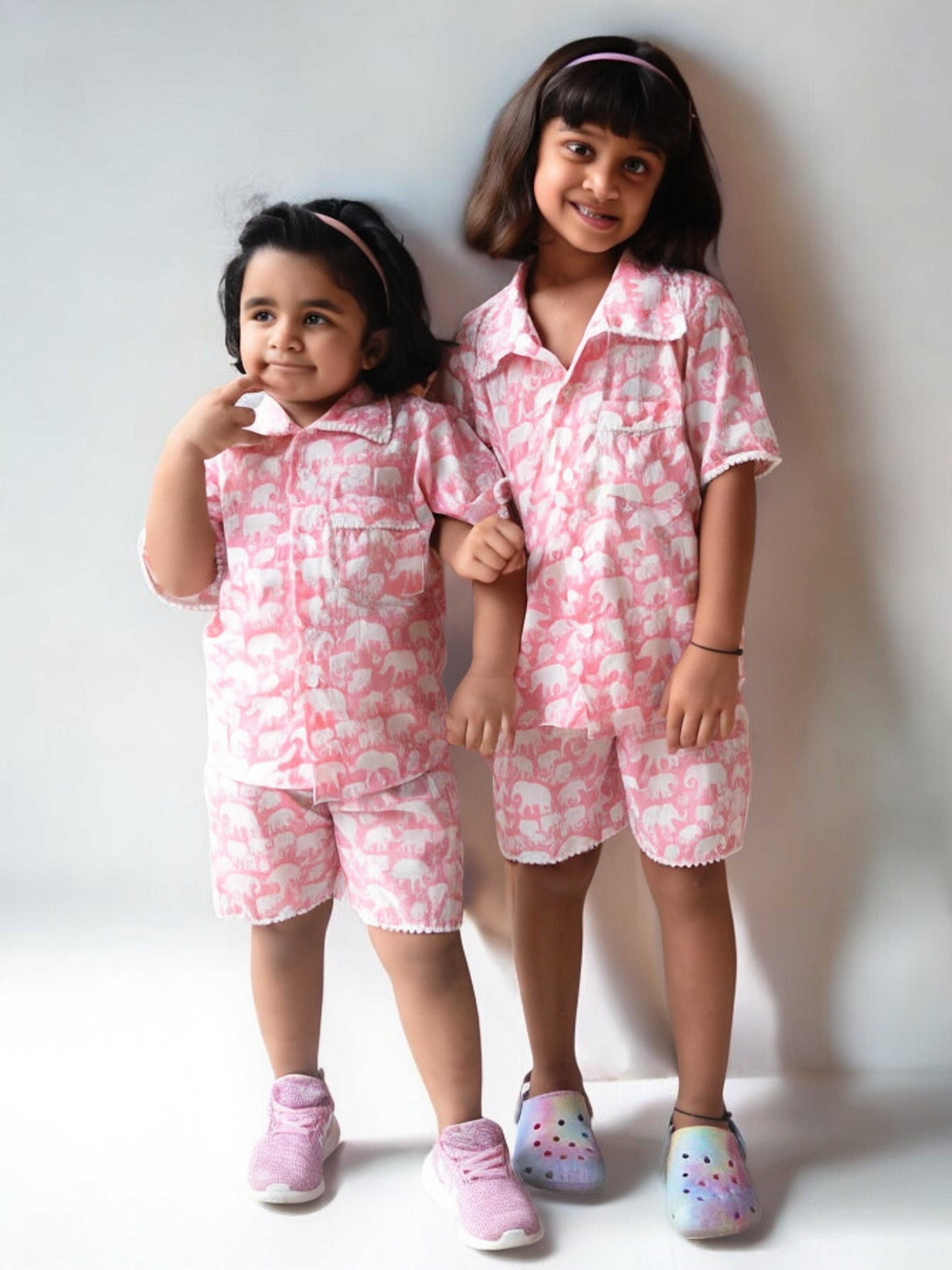 Girls Pink Elephant Play Set