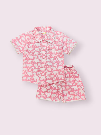 Girls Pink Elephant Play Set