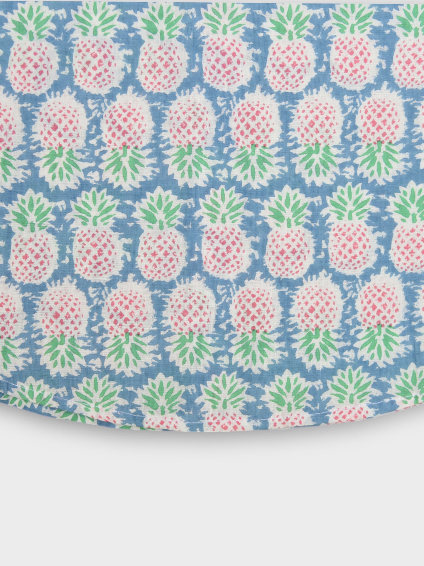 Boys Pineapple Half Sleeves Spread Collar Shirt