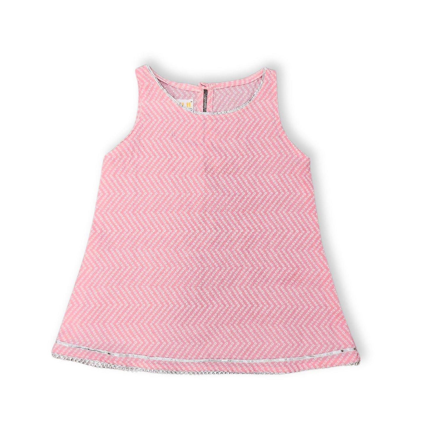 Girls Baby Pink Kurta Dhoti Set