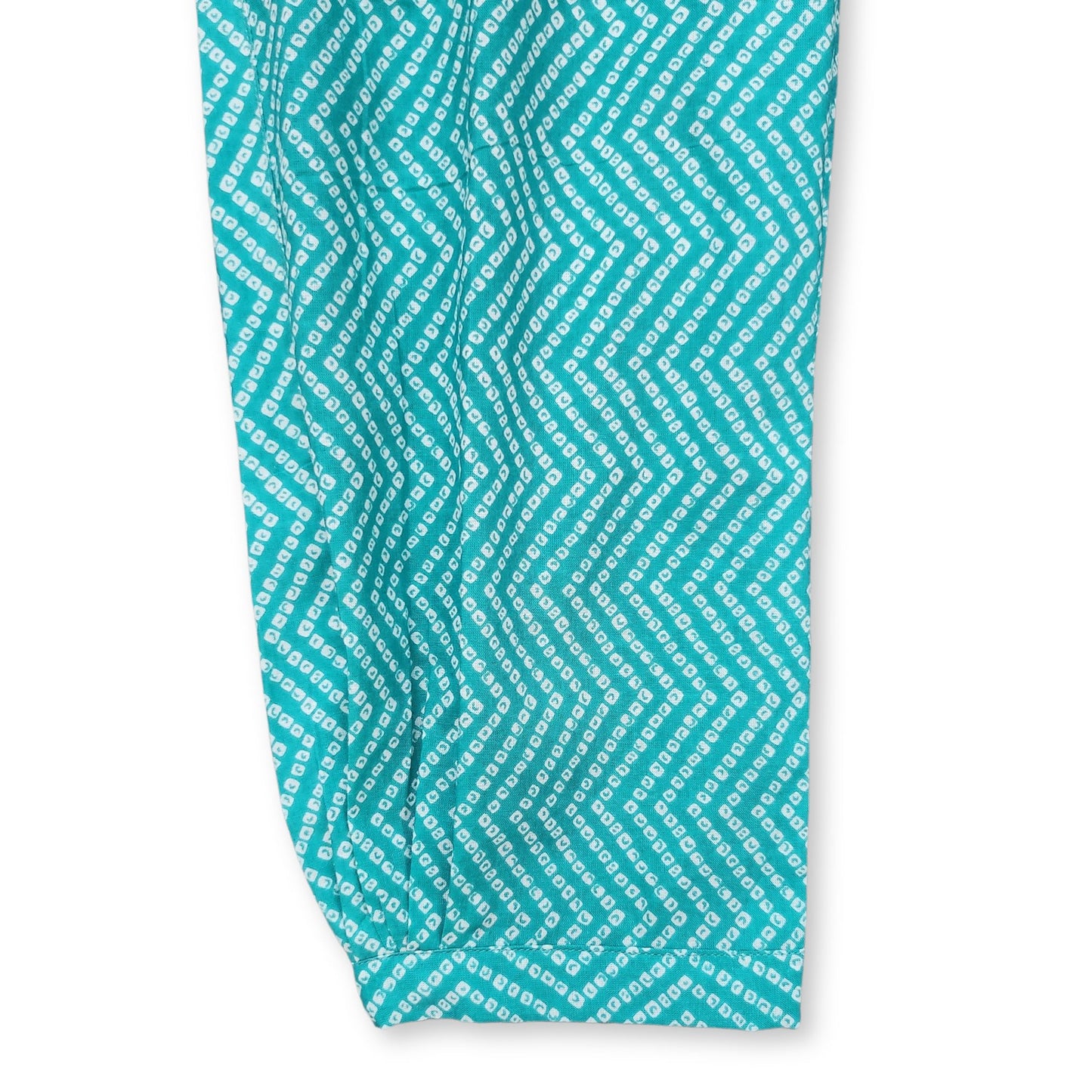 Girls Teal Afghani Pants Set