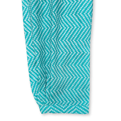 Girls Teal Afghani Pants Set