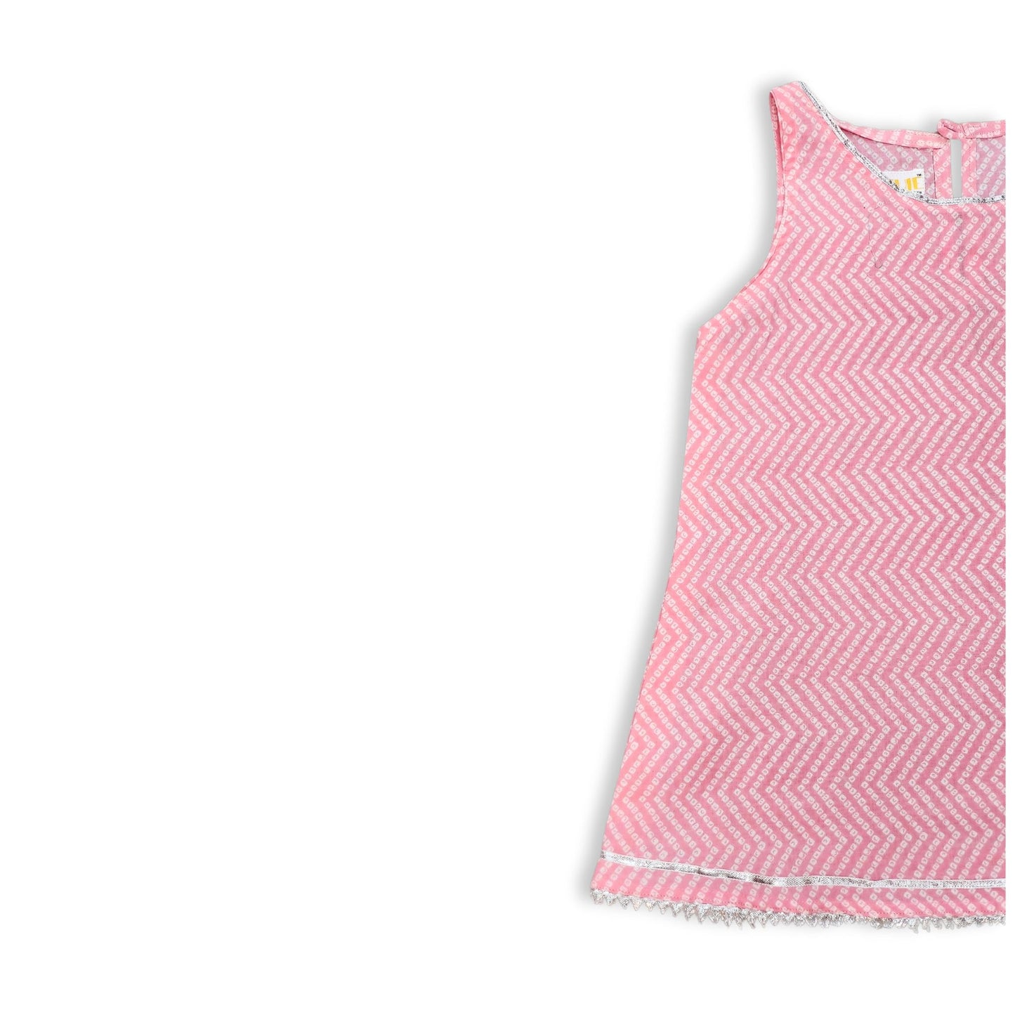 Girls Baby Pink Kurta Dhoti Set