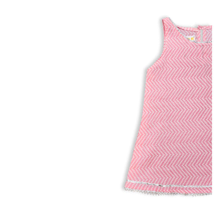 Girls Baby Pink Kurta Dhoti Set