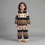 Kids Rudolph Fleece Winter Nightset