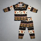 Kids Rudolph Fleece Winter Nightset