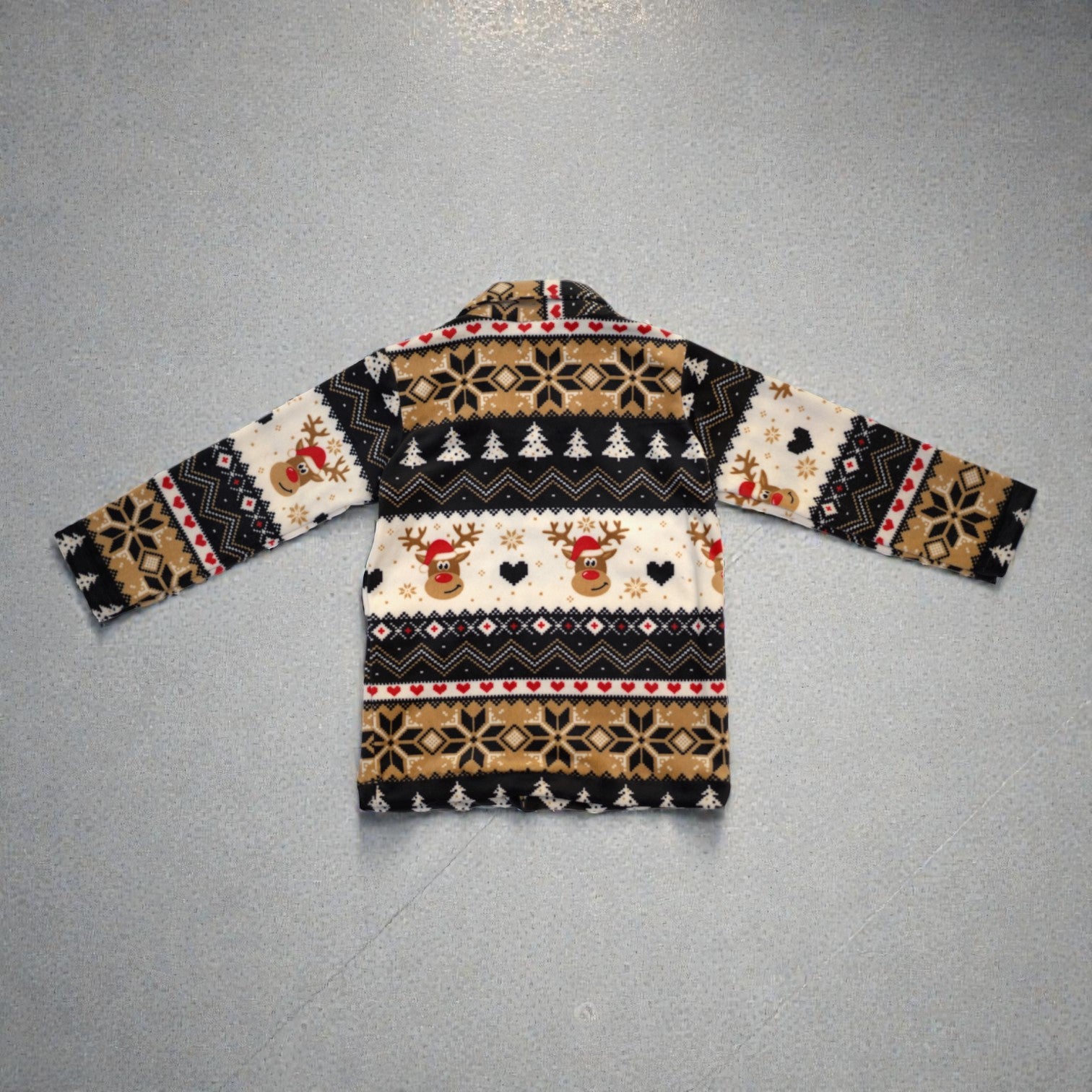 Kids Rudolph Fleece Winter Nightset