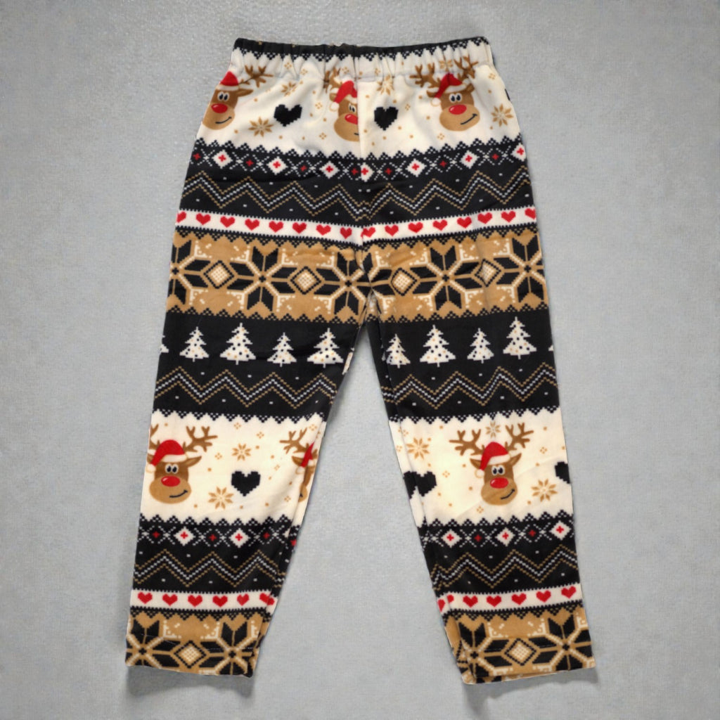 Kids Rudolph Fleece Winter Nightset
