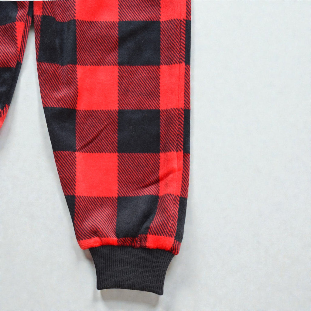 Kids Black Candycane Night Suit