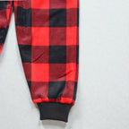 Kids Black Candycane Night Suit