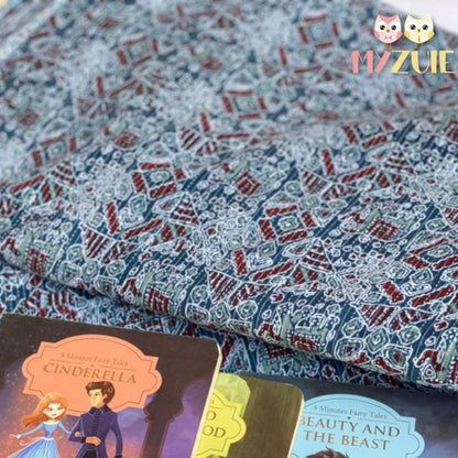 Boys Elephant Kantha Full Sleeves Spread Collar Shirt