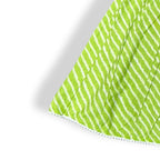 Girls Green Leheriya Slip Dress