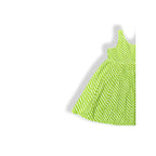 Girls Green Leheriya Slip Dress