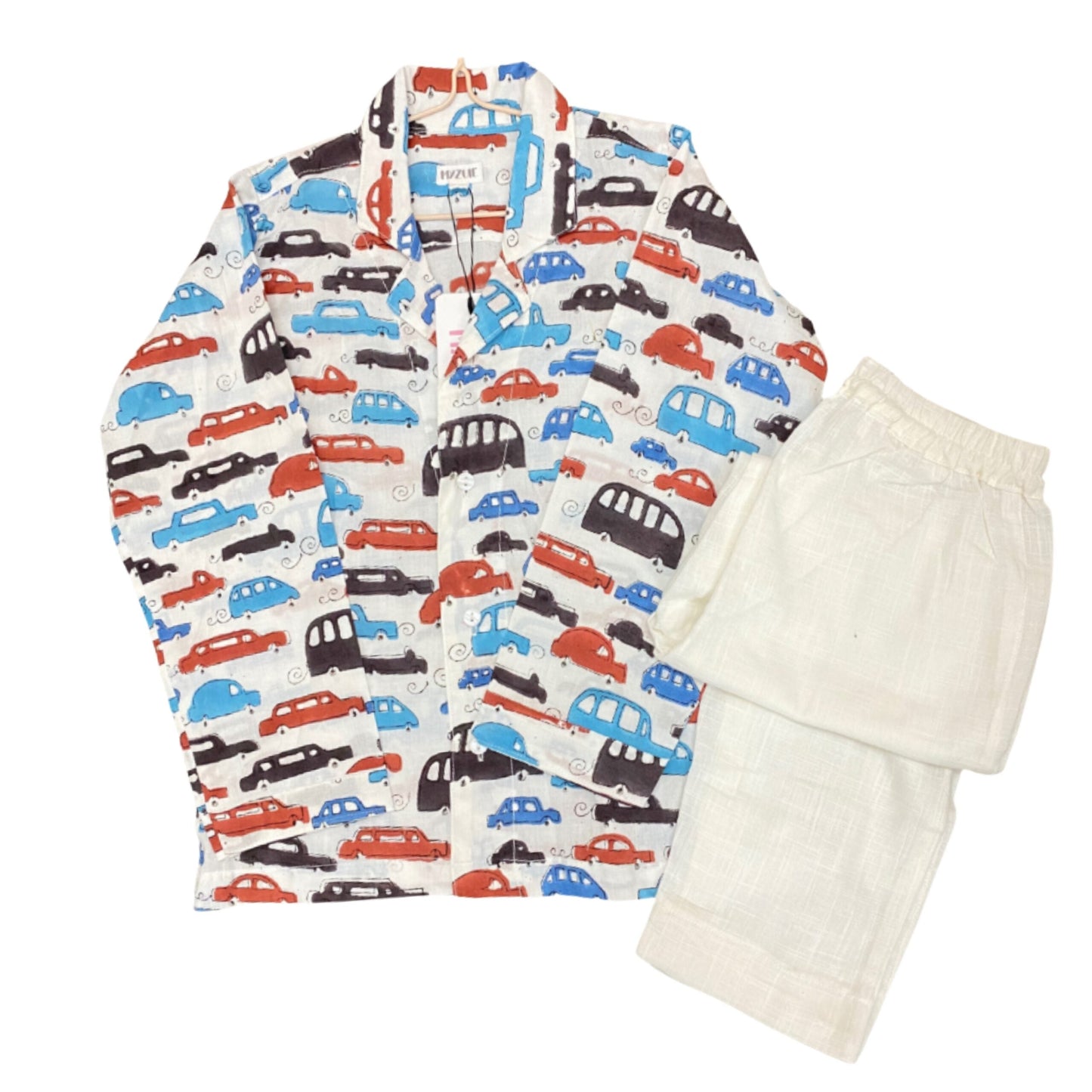 Kids Multi Car Unisex Night Suit