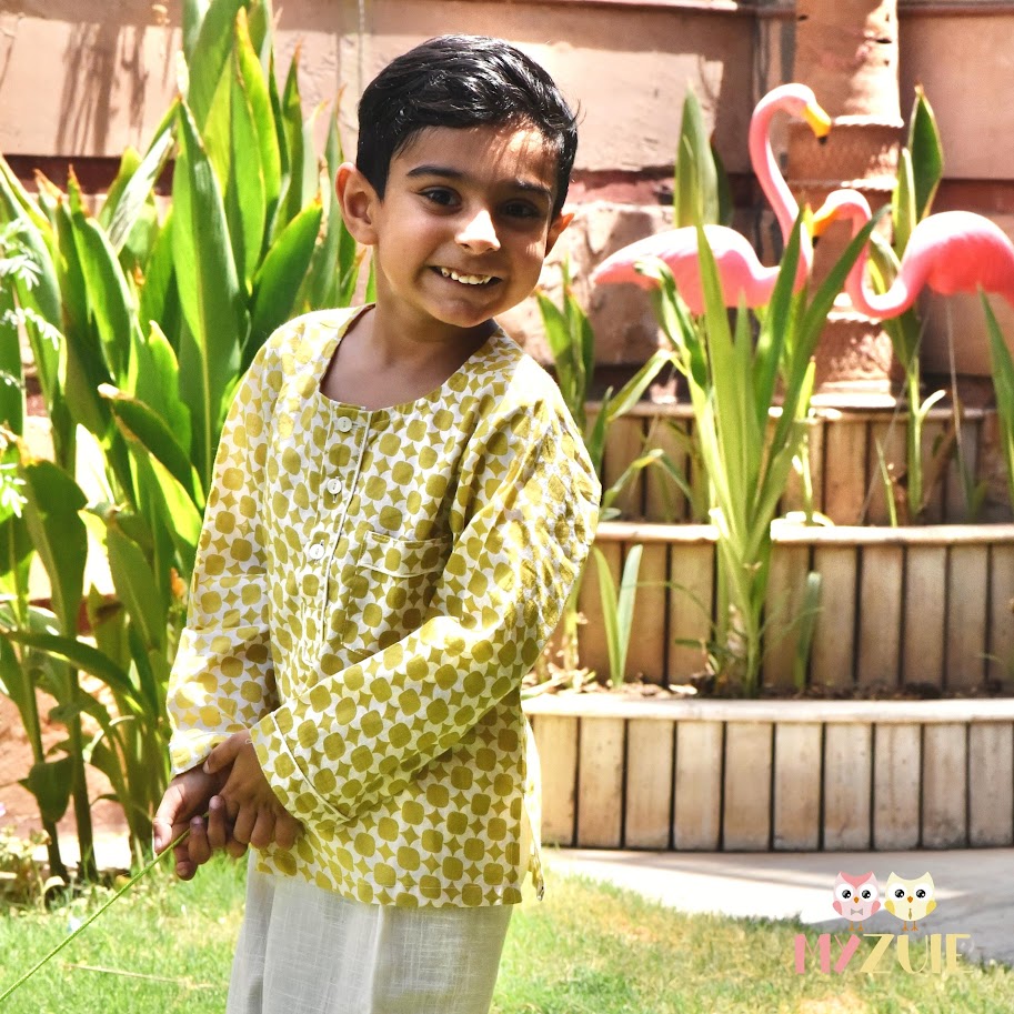 Kids Olive Night Suit