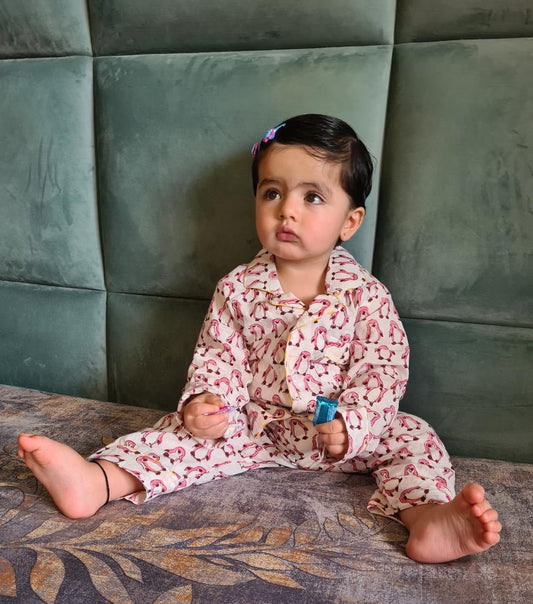 Kids Penguin Night Suit