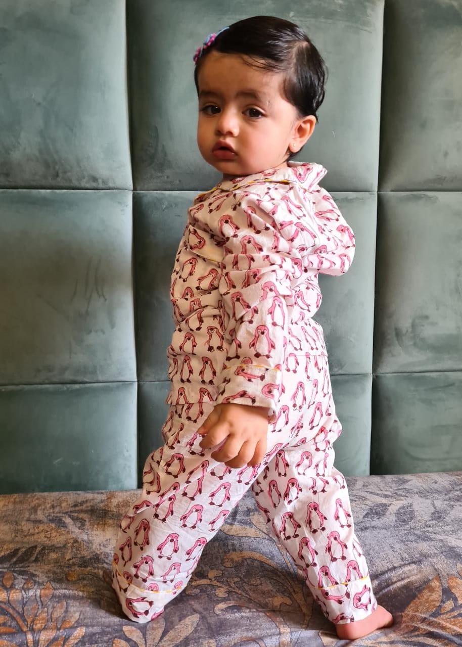 Kids Penguin Night Suit